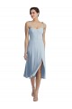 Sem Mangas Amor Crepe Esticado Linha A Vestidos de Madrinha / Vestidos de Festa / Vestidos de Cocktail / Vestidos de Homecoming