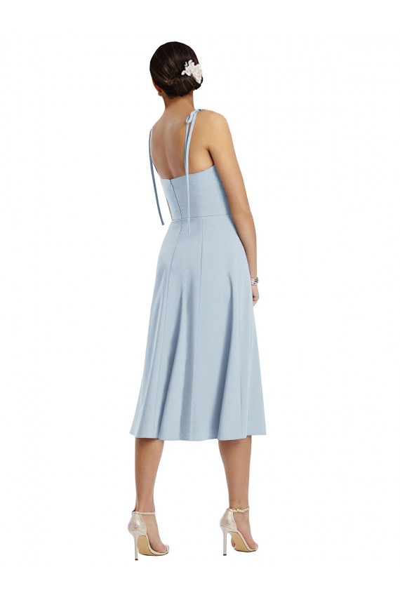 Sem Mangas Amor Crepe Esticado Linha A Vestidos de Madrinha / Vestidos de Festa / Vestidos de Cocktail / Vestidos de Homecoming