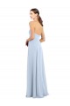 Sem Mangas Sem alças Chiffon Linha A Vestidos de Madrinha