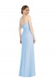 Sem Mangas Sem alças Lombar Chiffon Trombeta Vestidos de Madrinha / Vestidos de Noite