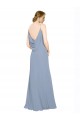 Sem Mangas Alças finas Chiffon Linha A Vestidos Formais / Vestidos de Madrinha
