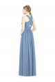 Sem Mangas Decote V Chiffon Linha A Vestidos Formais / Vestidos de Madrinha