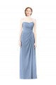 Sem Mangas Sem alças Chiffon Linha A Vestido de Noiva / Vestido de Festa