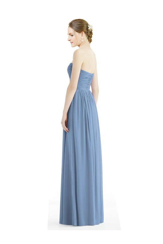 Sem Mangas Amor Chiffon Linha A Vestido Formais / Vestido de Madrinha