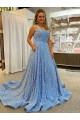 Sem Mangas Colher Lantejoulas Veludo Linha A Vestidos de Festa