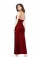 Sem Mangas Decote Capuz Lombar Cetim Sedoso Bainha Vestidos de Madrinha / Vestidos de Noite / Vestidos de Festa