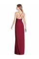 Sem Mangas Alças finas Abrir de volta Chiffon Linha A Vestidos de Festa / Vestidos de Madrinha