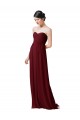 Sem Mangas Amor Chiffon Linha A Vestido de Madrinha