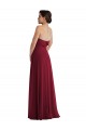 Sem Mangas Sem alças Lombar Chiffon Linha A Vestidos de Madrinha / Vestidos de Noite