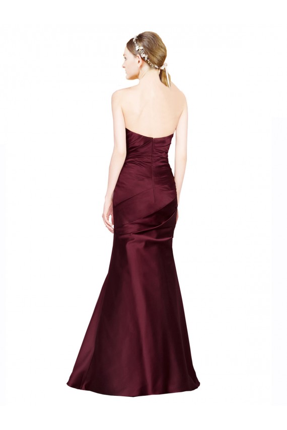 Sem Mangas Amor Lombar Cetim Sereia Vestidos de Madrinha / Vestidos de Noite / Vestidos de Festa