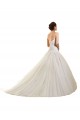 Sem Mangas Amor Tule & Renda Vestido de Baile Longo Vestidos de Noiva