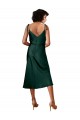 Sem Mangas Decote Capuz Cetim Elástico Bainha Vestidos de Madrinha / Vestidos de Noite / Vestidos de Festa