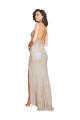 Sem Mangas Alças finas Abrir de volta Lantejoulas & Lantejoulas Espumantes Sereia Vestidos de Madrinha / Vestidos de Noite / Vestidos de Festa