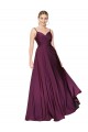Sem Mangas Alças finas Costas em V Crepe Esticado Linha A Vestidos de Madrinha / Vestidos de Noite / Vestidos de Festa