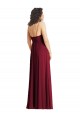 Sem Mangas Alças finas Chiffon Trombeta Vestidos de Madrinha / Vestidos de Noite