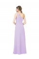 Sem Mangas Um Ombro Chiffon Bainha Vestidos de Madrinha / Vestidos de Noite