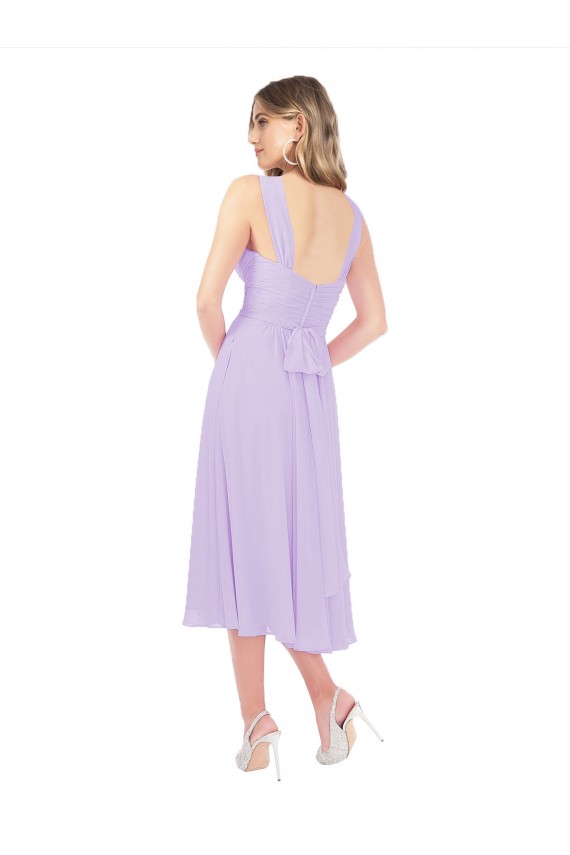 Sem Mangas Amor Chiffon Linha A Curto Vestidos de Madrinha / Vestidos de Cocktail / Vestidos de Homecoming