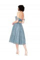 Sem Mangas Fora do Ombro Buraco da fechadura Renda Linha A Vestidos de Madrinha / Vestidos de Cocktail / Vestidos de Homecoming