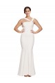 Sem Mangas Decote Quadrado Lombar Crepe Esticado Bainha Vestidos de Madrinha / Vestidos de Noite / Vestidos de Festa