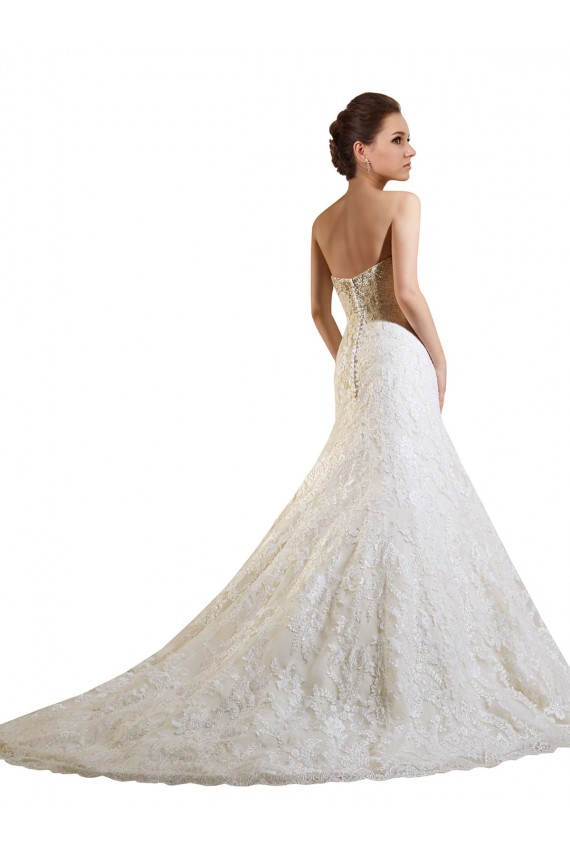Sem Mangas Amor Renda Linha A Vestidos de Noiva Modernos