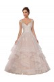 Sem Mangas Amor Tule & Renda Vestido de Baile Vestidos de Noiva