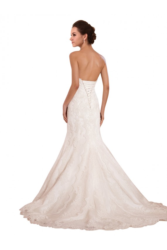 Sem Mangas Amor Renda Sereia Vestido de Festa / Vestidos de Noiva