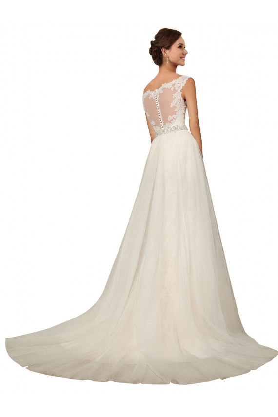 Sem Mangas Amor Tule & Renda Sereia Vestido de Festa / Vestidos de Noiva