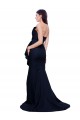 Sem Mangas Sem alças Lombar Crepe Esticado Bainha Vestidos de Madrinha / Vestidos de Festa