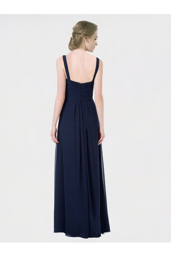 Sem Mangas Amor Lombar Chiffon Linha A Vestidos de Festa
