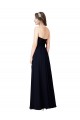 Sem Mangas Amor Chiffon Linha A Longo Vestido Formais / Vestido de Madrinha