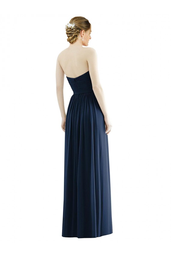Sem Mangas Amor Chiffon Linha A Vestidos de Madrinha / Vestidos de Noite