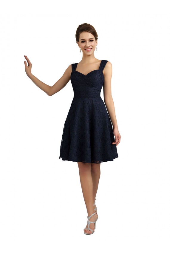 Sem Mangas Amor Renda Linha A Vestidos de Madrinha / Vestidos de Cocktail