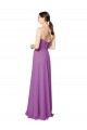 Sem Mangas Amor Criss Cruz Chiffon Linha A Longo Narciso Vestidos de Madrinha