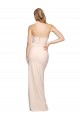 Sem Mangas Sem alças Lombar Crepe Esticado Bainha Longo Nu Vestidos de Madrinha / Vestidos de Noite / Vestidos de Festa