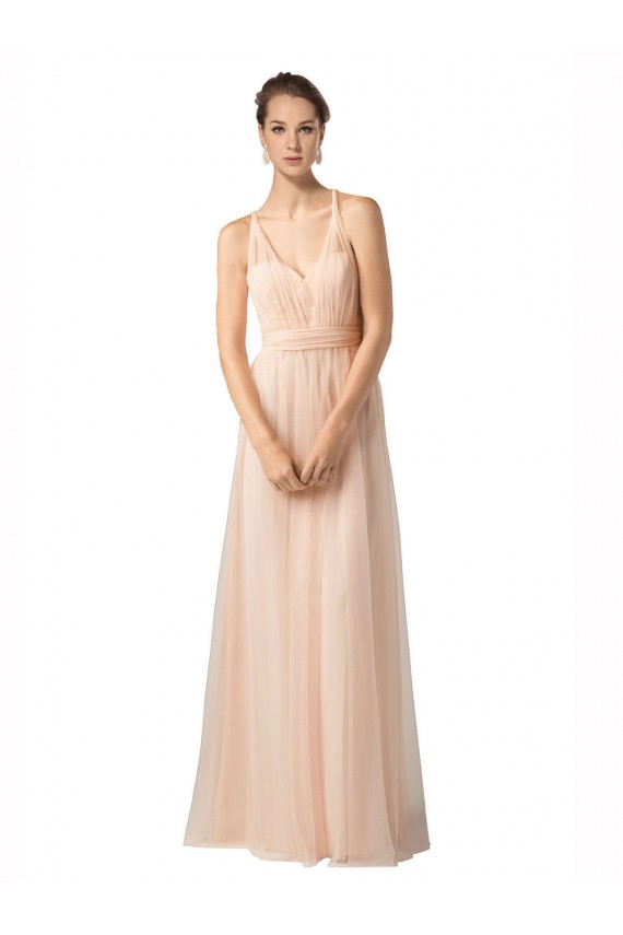 Sem Mangas Amor Tule Linha A Nu Vestidos de Madrinha