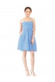 Sem Mangas Amor Abrir de volta Chiffon Linha A Vestidos de Madrinha / Vestidos de Cocktail / Vestidos de Homecoming