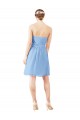 Sem Mangas Amor Abrir de volta Chiffon Linha A Vestidos de Madrinha / Vestidos de Cocktail / Vestidos de Homecoming