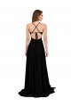 Sem Mangas Decote V Abrir de volta Spandex Linha A Vestidos de Madrinha / Vestidos de Noite / Vestidos de Festa