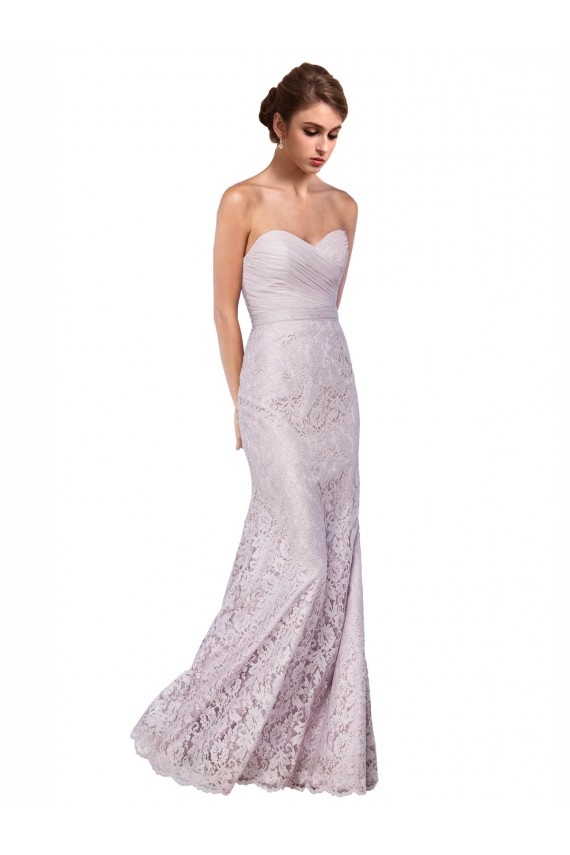 Sem Mangas Amor Renda Longo Sereia Vestido de Madrinha / Vestido de Festa