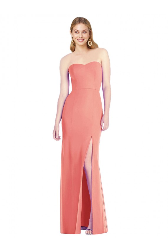 Sem Mangas Amor Chiffon Trombeta Rosa Deserto Vestidos de Madrinha