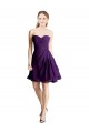Sem Mangas Amor Chiffon Linha A Roxo Vestidos de Madrinha / Vestidos de Cocktail / Vestidos de Homecoming