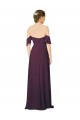 Ombro Frio Amor Chiffon Bainha Vestidos de Madrinha