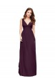 Sem Mangas Decote V Chiffon Linha A Vestidos de Festa / Vestidos de Madrinha