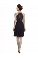 Sem Mangas Cabeçada Chiffon Linha A Vestidos de Madrinha / Vestidos de Cocktail / Vestidos de Homecoming