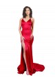 Sem Mangas Amor Lombar Cetim Elástico Sereia Vestidos de Baile / Vestidos de Noite / Vestidos de Festa