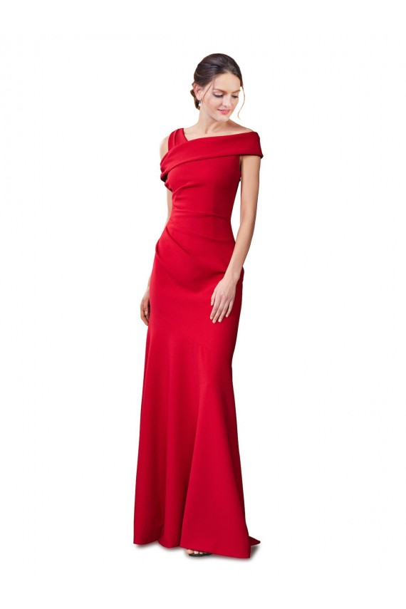 Sem Mangas Crepe Esticado Sereia Vestidos de Madrinha / Vestidos de Noite / Vestidos de Festa